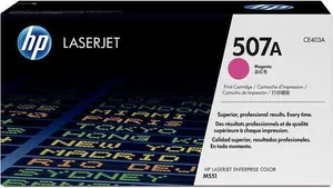 HP originál toner CE403A, magenta, 6000str., HP 507A, HP LaserJet Enterprise 500 color M551, O
